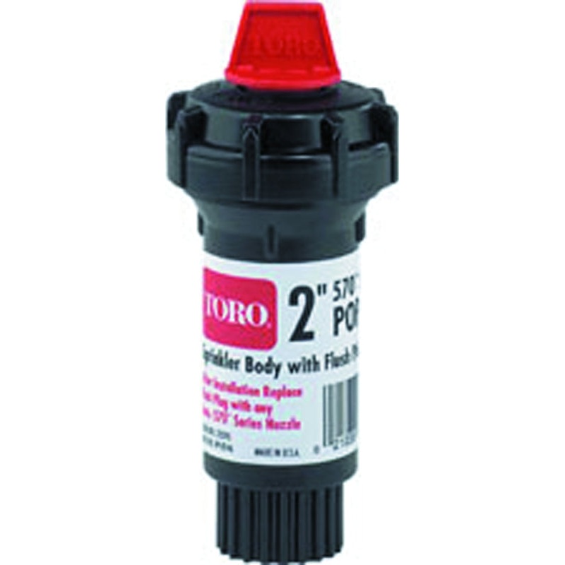 Toro 53819 Pop-Up Body, ABS, Specifications: 1/2 in NPT Female Connection, For: Toro Nozzles