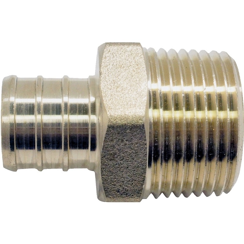 Apollo CPXMA3434 Pipe Adapter, 3/4 in, PEX x MPT, Brass