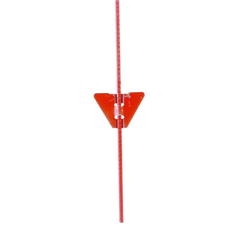 CMC EP030POR040 Electric Fence Post, 48 in OAH, Orange, Pack of 25