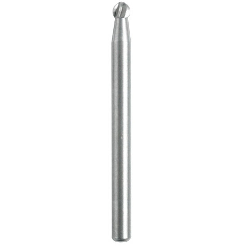 Dremel 191 Series Cutter, Ball Point, 1/8 in Dia, 1-1/2 in L, 1/8 in Dia Shank, HSS
