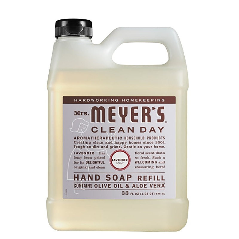 Mrs. Meyer’s 11163 Hand Soap, Liquid, Lavender, 33 oz Jug