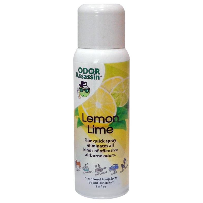 Odor Assasin 124949 Odor Eliminator, 6 oz Can, Pale Yellow, Orange Terpenes, Pack of 3