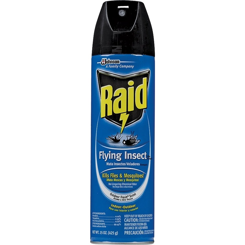 Raid 81666 Flying Insect Killer, Liquid, Spray Application, 15 oz
