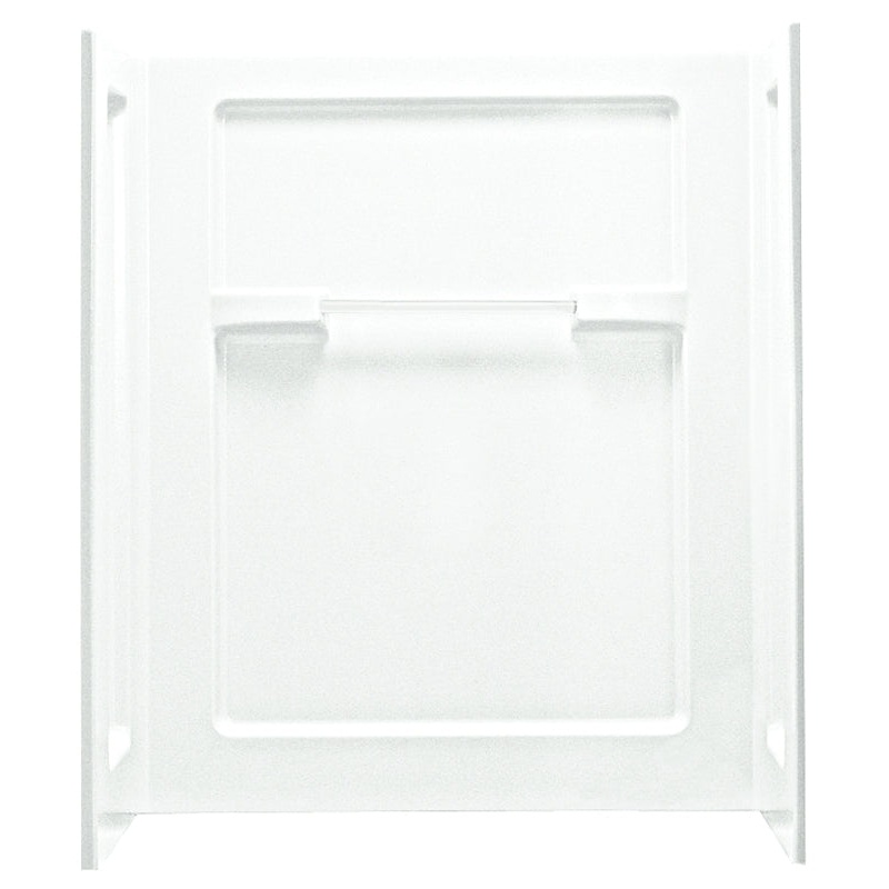 Sterling Advantage Series 62034100-0 Shower Wall Set, 48 in L, 34 in W, 55-1/4 in H, Vikrell, Swirl Gloss, White