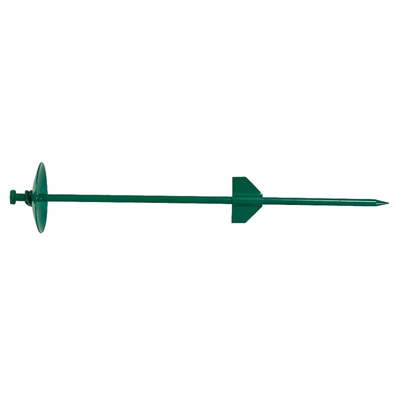 Aspenpet Dome 59999 Tie-Out Stake, 20 in L Belt/Cable, Steel, For: Pets 360 deg of Roaming and No-Tangle Freedom