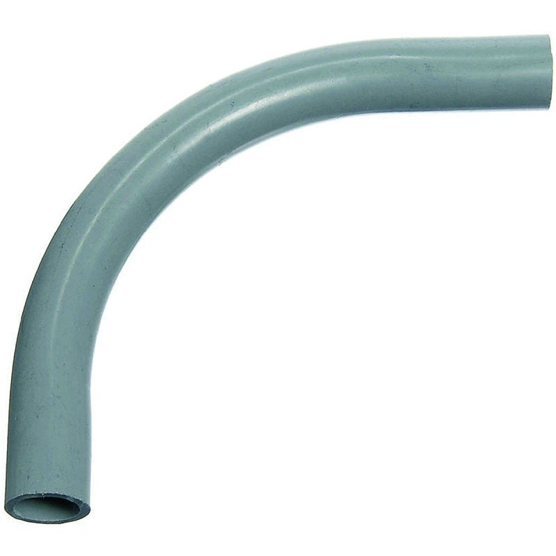 Carlon UA9FJ-UPC Elbow, 90 deg Angle, PVC, 2 in Plain End, Gray, 1/PK