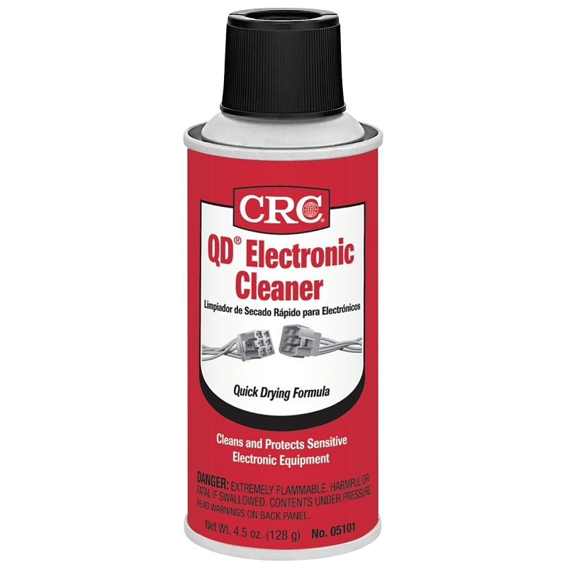 CRC QD 05101 Electronic Cleaner, 4.5 oz, Liquid, Alcohol