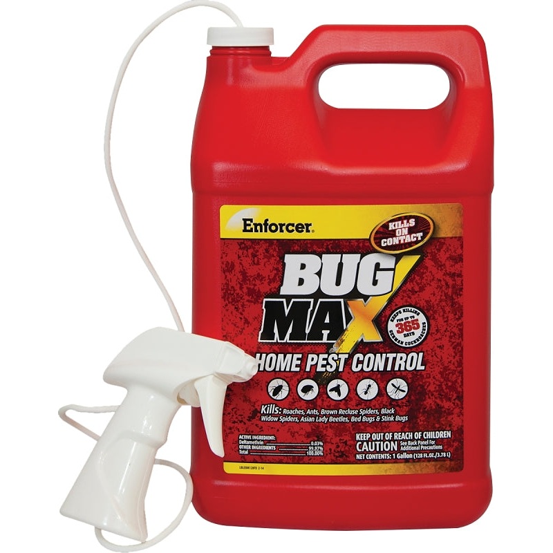 Enforcer EBM128 Home Pest Control Insect Killer, Liquid, Spray Application, 128 oz, Pack of 4