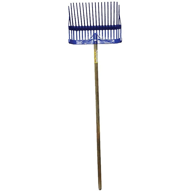 Fortex-Fortiflex 1308100 Stall Fork, Plastic Tine, Polycarbonate Handle, Blue, Pack of 3