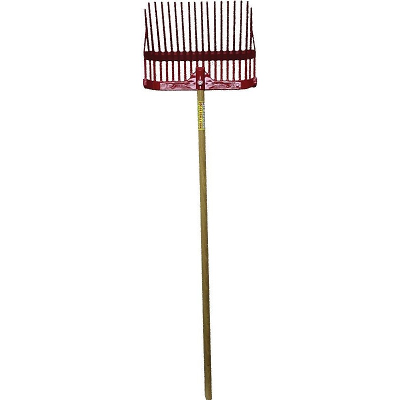 Fortex-Fortiflex 1308102 Stall Fork, Plastic Tine, Polycarbonate Handle, Red, Pack of 3
