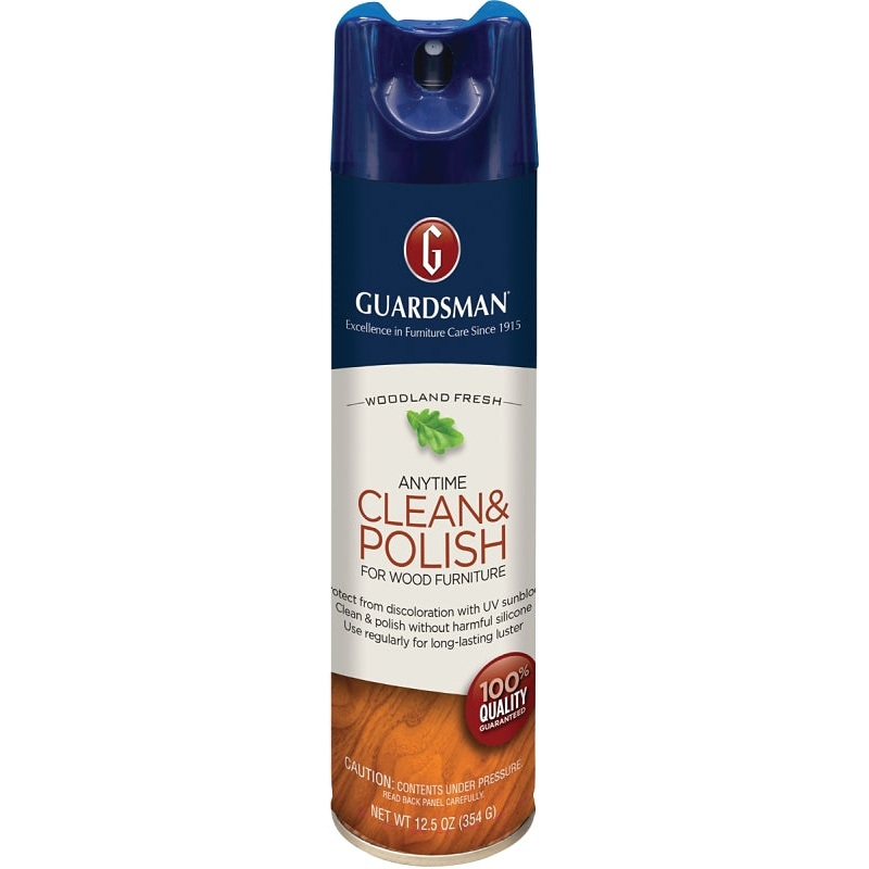 Guardsman 460100 Furniture Polish, 12.5 oz, Can, Woodland Fresh