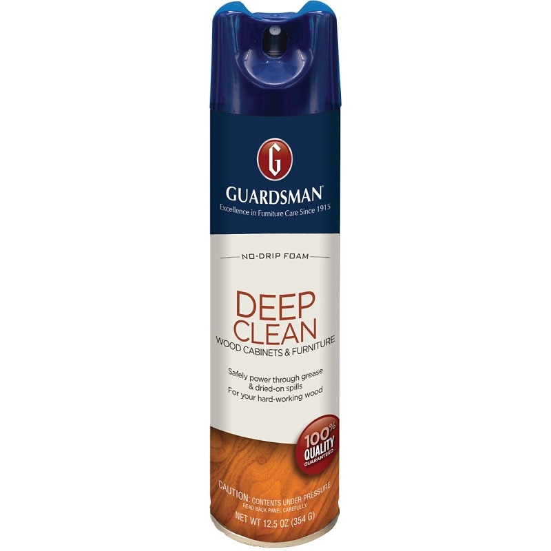 Guardsman Deep Clean 460500 Wood Cleaner, 12.5 oz, Aerosol Can, Liquid