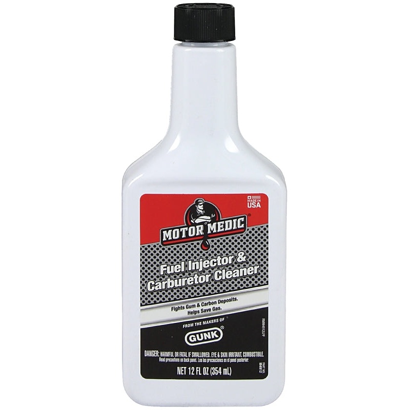 Gunk M4912 Fuel Injector and Carburetor Cleaner, 12 oz, Diesel