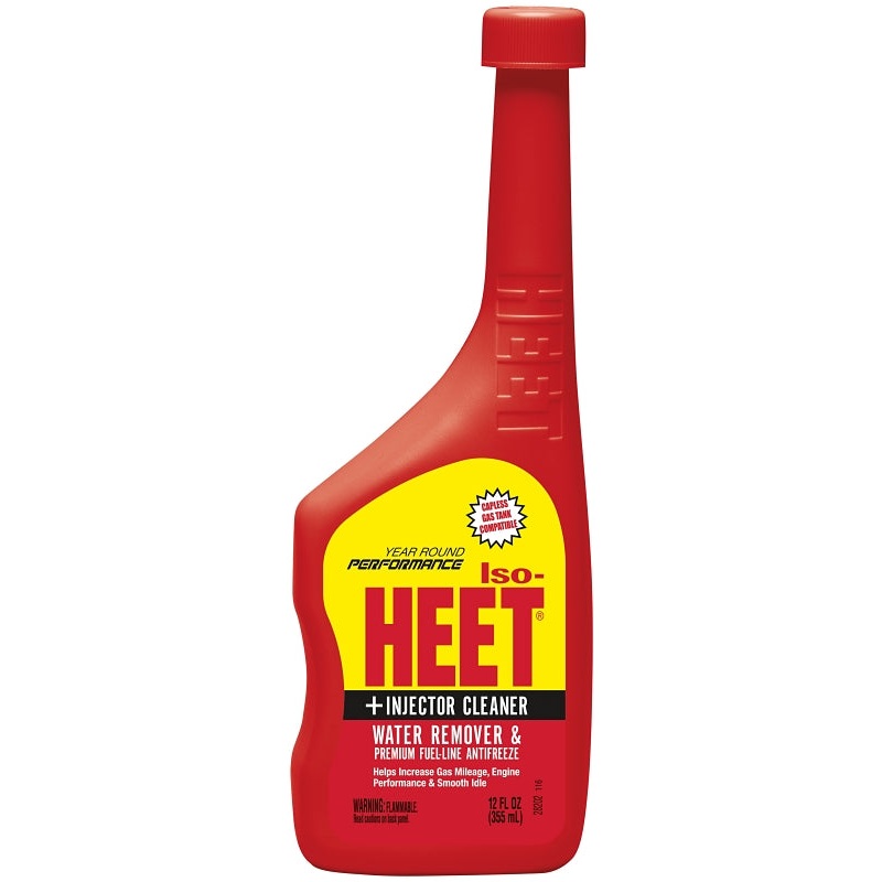 Heet 28202 Gas Line Anti-Freeze, 12 oz Bottle, Pack of 24