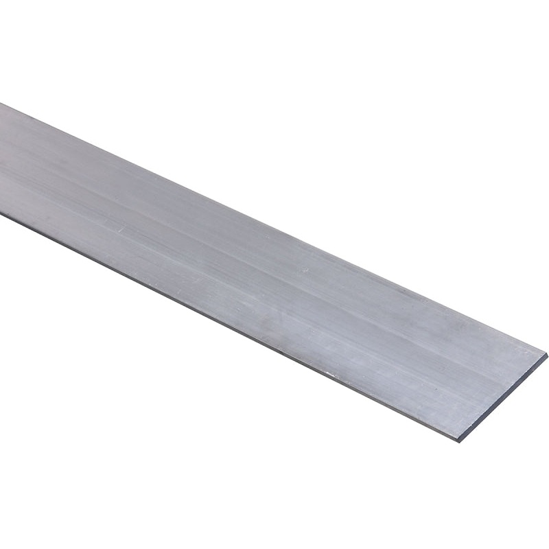 National Hardware 4200BC Series N247-148 Flat Bar, 2 in W, 72 in L, 1/8 in Thick, Aluminum, Mill