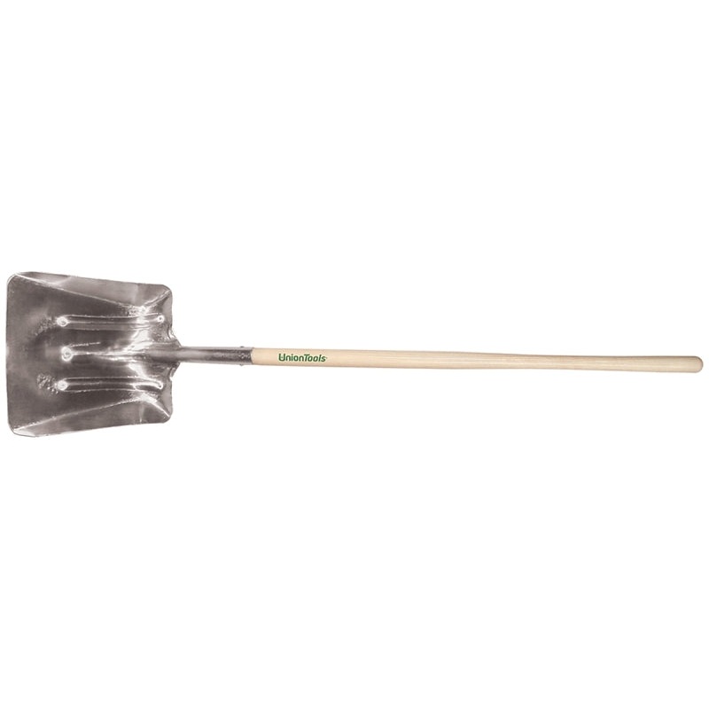 Razor-Back 54247 Scoop Shovel, 13-1/4 in W Blade, 14-1/2 in L Blade, Aluminum Blade, North American Hardwood Handle