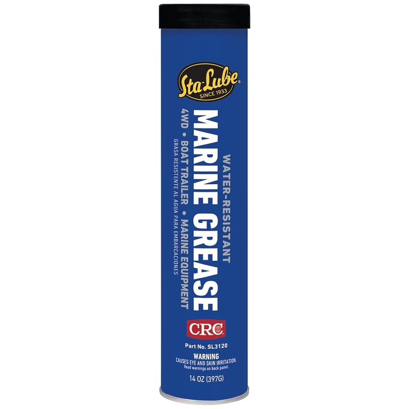 Sta-Lube SL3120 Marine Grease, 14 oz Cartridge, Blue, Pack of 10
