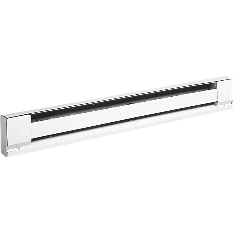 TPI 2900S Series H2920-096S Baseboard Heater, 8.3/7.2 A, 208/240 V, 6826/5100 Btu/hr BTU, Ivory