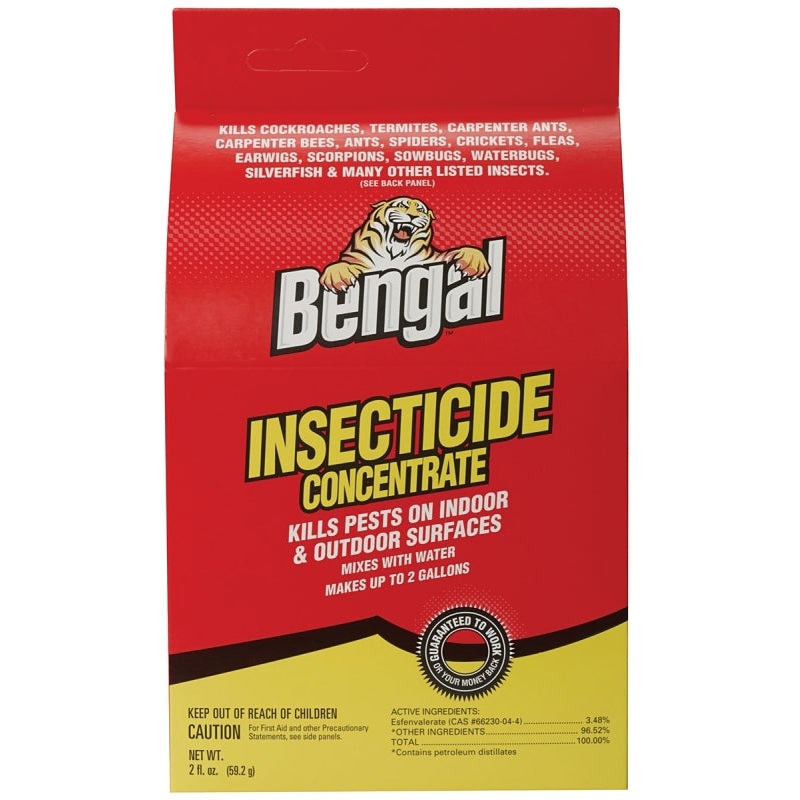 Bengal 33100 Insect Killer, Liquid, Spray Application, 2 oz Box