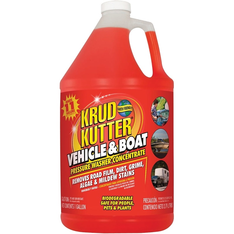 Krud Kutter VB014 Vehicle and Boat Cleaner, Liquid, Mild, 1 gal, Bottle, Pack of 4