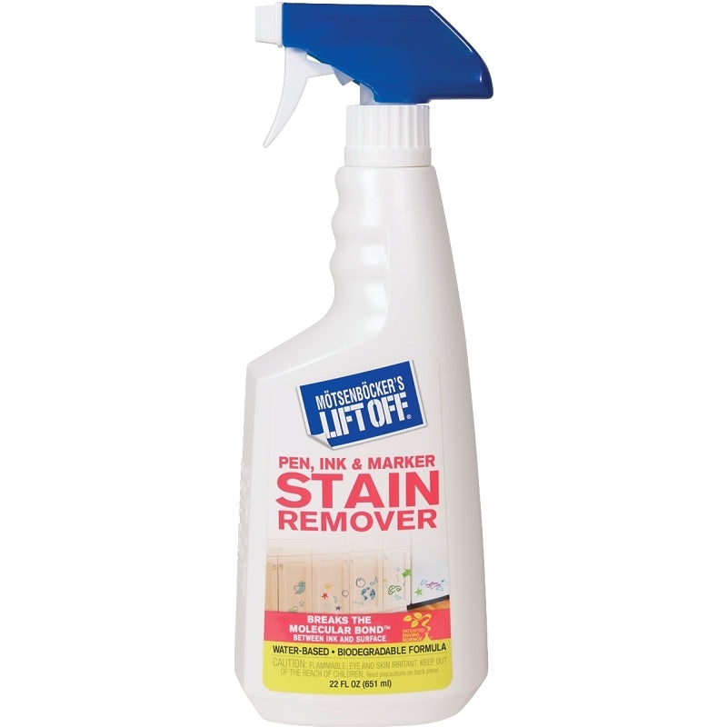Motsenbocker’s Lift Off 409-01 Stain Remover, 22 oz, Liquid, Mild, Clear