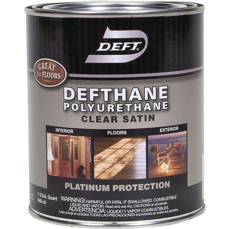 PPG Defthane 026-04 Polyurethane, Liquid, Amber, 1 qt, Can