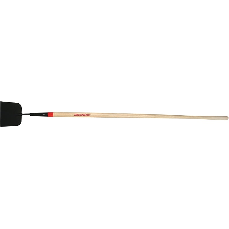 Razor-Back 78202 Sidewalk Scraper, 6 in W Blade, 7 in L Blade, Steel Blade, Wood Handle, White, 54 in L Handle