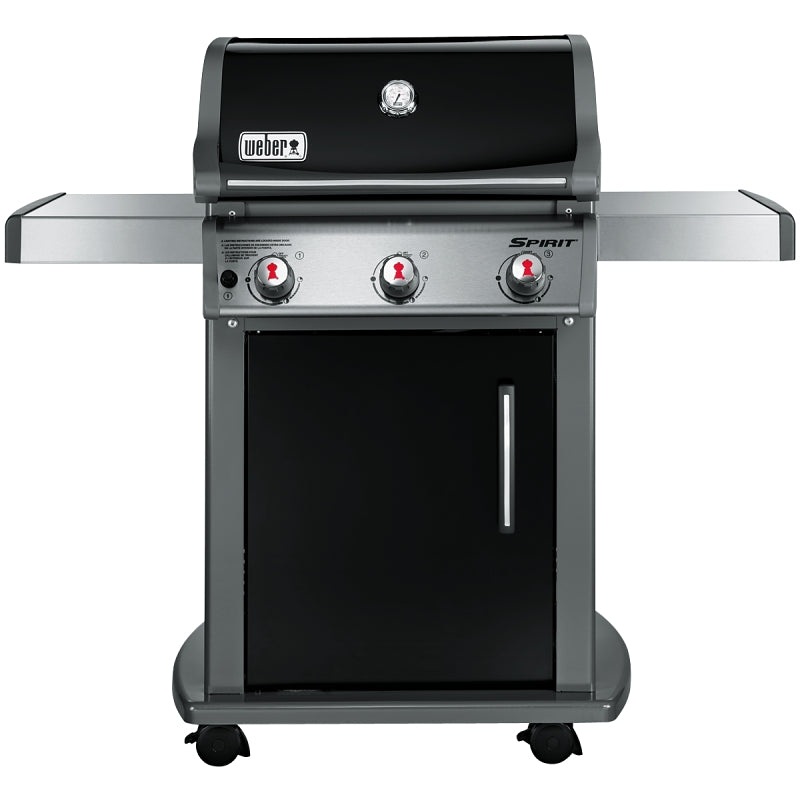Weber SPIRIT E-310 Series 46510001 Gas Grill, 32000 Btu/hr BTU, Liquid Propane, 3 -Burner, Stainless Steel Body