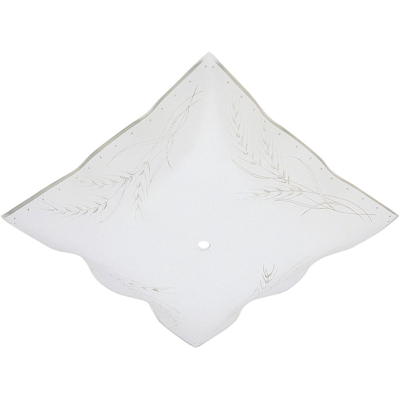 Westinghouse 8180000 Light Diffuser, 1-1/2 in H, Square, Glass, White, Pack of 10