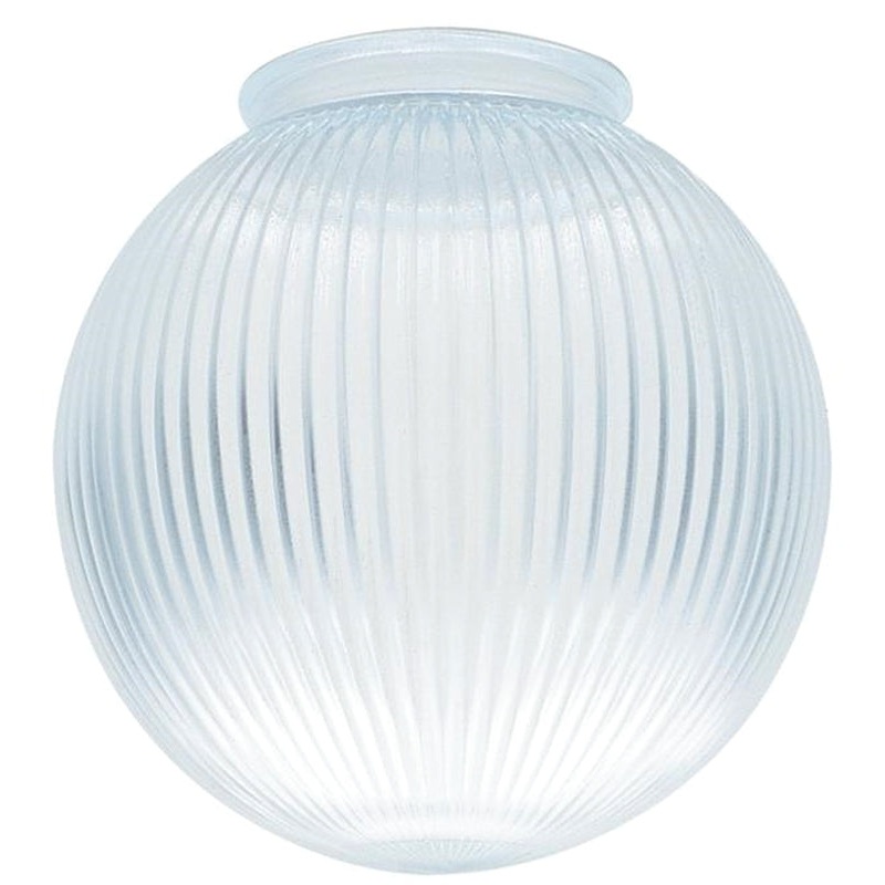 Westinghouse 8525400 Light Shade, 6-3/8 in Dia, Globe, Glass, Clear, Pack of 6
