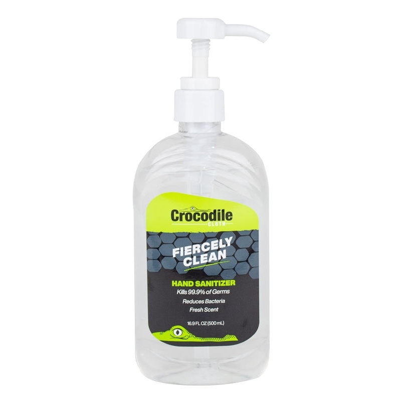 Crocodile Cloth 8140 Hand Sanitizer, 12.5 oz Bottle, Pack of 18