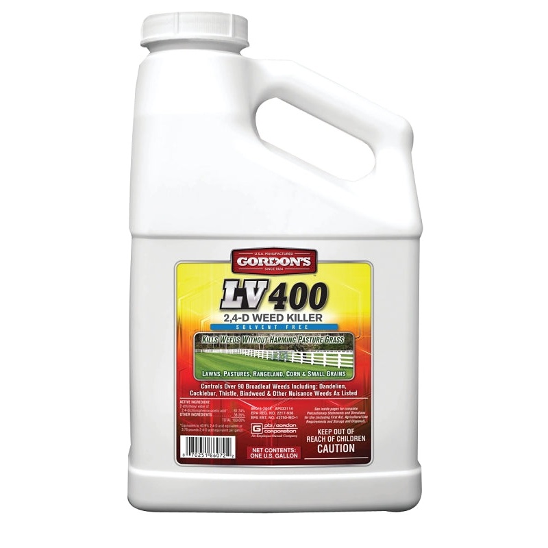 Gordon’s 8601072 Weed Killer, Liquid, White, Spray Application, 1 gal