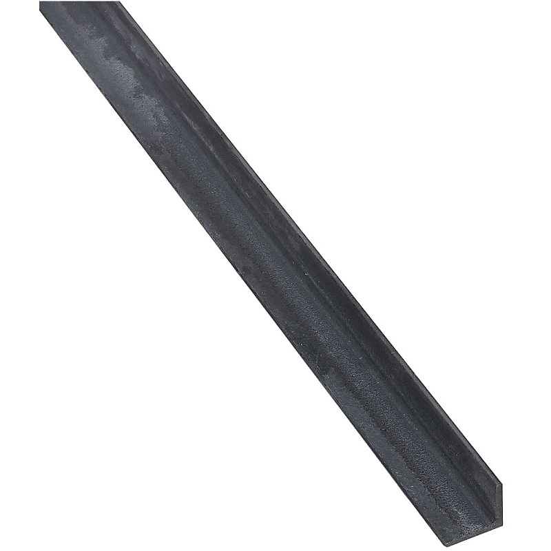 National Hardware 4060BC Series N215-422 Angle Stock, 1 in L Leg, 72 in L, 1/8 in Thick, Steel, Mill