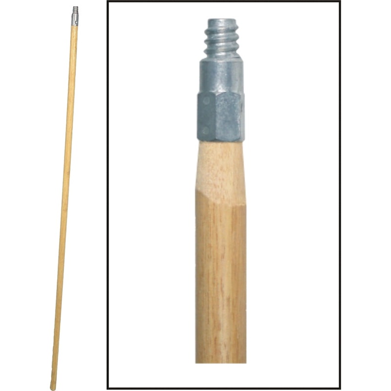Birdwell 312-12 Broom Handle, 15/16 in Dia, 60 in L