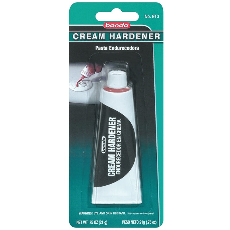 Bondo 913 Cream Hardener, 2.75 oz Tube, Cream, Pack of 6