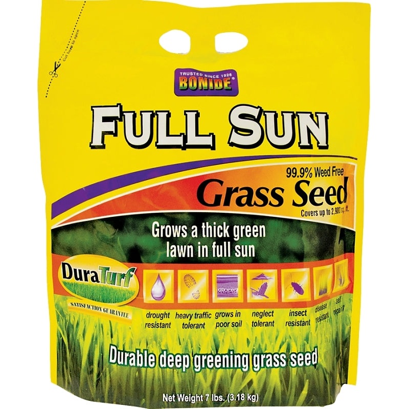 Bonide 60205 Full Sun Grass Seed, 7 lb Bag
