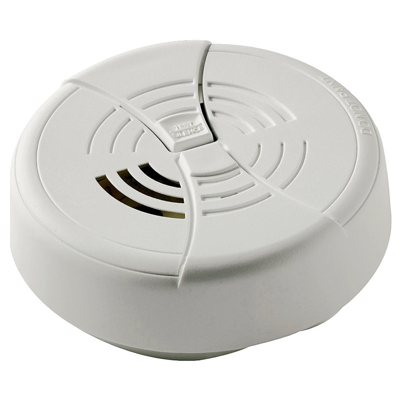 BRK FG250B Smoke Alarm, 9 V, Ionization Sensor, 85 dB, Ceiling, Wall Mounting, White