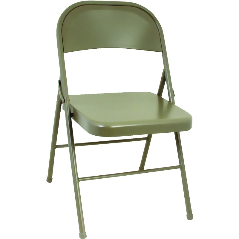 Cosco 14711ANT4E Folding Chair, 17.95 in OAW, 18.3 in OAD, 30-1/32 in OAH, Steel Frame, Vinyl Tabletop, Pack of 4