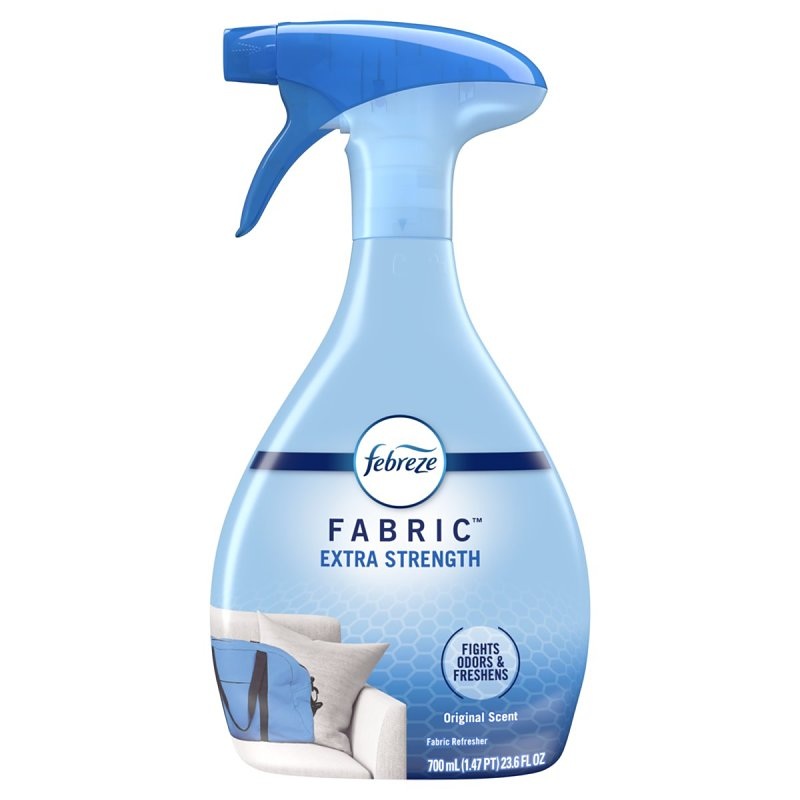 febreze 19744 Extra-Strength Fabric Refresher, 23.6 fl-oz, Liquid, Clear/Yellow