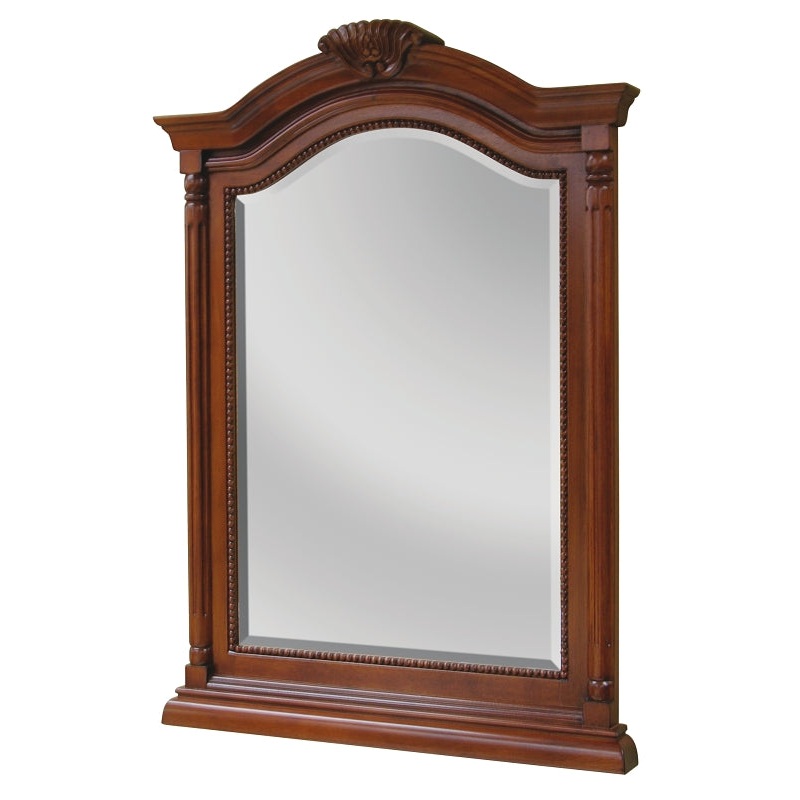 Foremost Wingate Series WIM2635 Mirror, Rectangular, 26 in W, 36 in H, Wood Frame, Wall Mounting