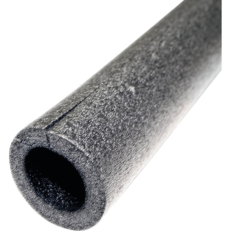M-D 50148 Pipe Insulation, 6 ft L, Polyethylene, Black, 1/2 in Pipe, Pack of 70
