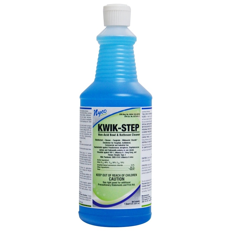 nyco NL634-Q12 Kitchen and Bathroom Cleaner, 32 oz, Liquid, Blue, Pack of 12