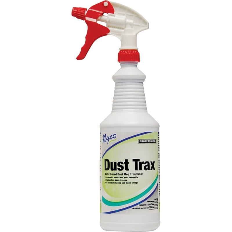 nyco NL866-Q12S Dust Mop Treatment, 1 qt, Liquid, Pleasant, Blue/Green, Pack of 12