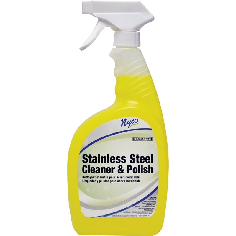 nyco NL887-QPS6 Cleaner and Polish, 32 oz, Liquid, Mild, Yellow, Pack of 6