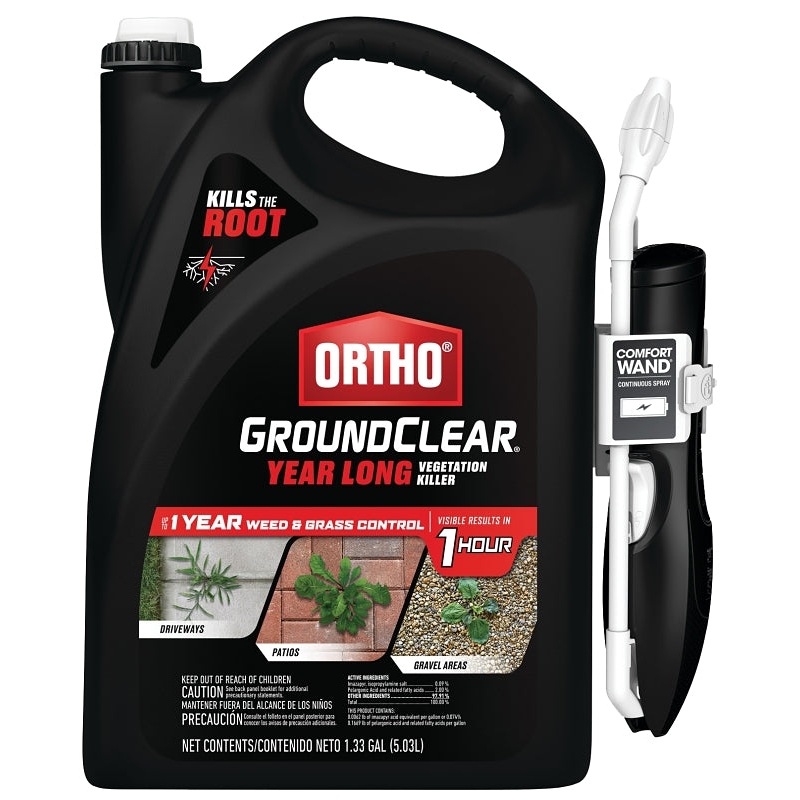 Ortho 437010 Vegetation Killer, Liquid, Clear/Light Green, 1.33 gal