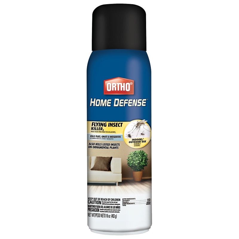 Ortho Home Defense 0112812 Flying Insect Killer, Liquid, Spray Application, Indoor, Outdoor, 16 oz Bottle