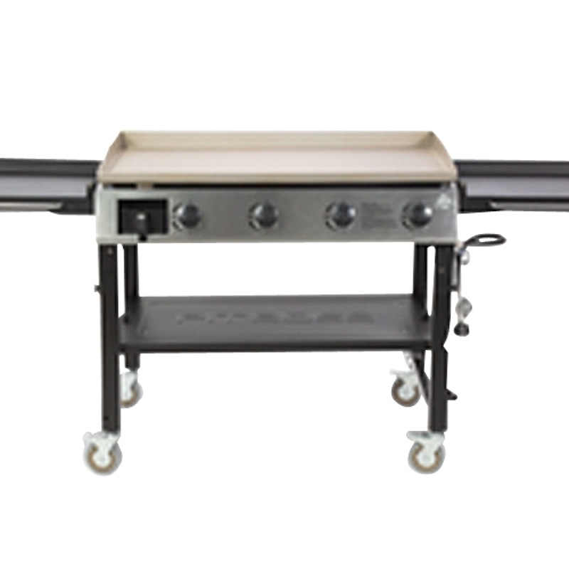 Pit Boss 10555 Outdoor Griddle Grill, 62,000 Btu, Liquid Propane, Natural Gas, 4-Burner, Side Shelf Included: Yes