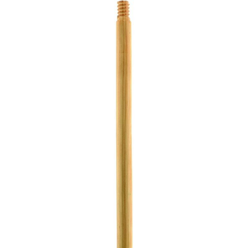 Quickie 54101 Broom Handle, 7/8 in Dia, 48 in L, Threaded, Wood