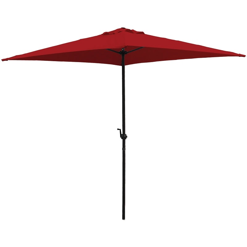 Seasonal Trends UMQ65BKOBD-03 Umbrella, 7.8 ft H, 6.5 ft W Canopy, 6.5 ft L Canopy, Square Canopy, Steel Frame
