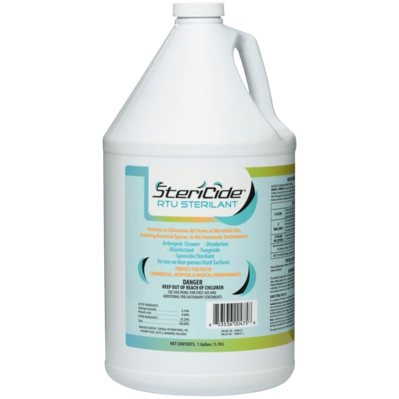 SteriCide 774670 RTU Sterilant, 1 gal, Liquid